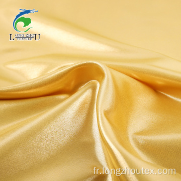 Tissu d&#39;aluminium 100D Spandex Satin